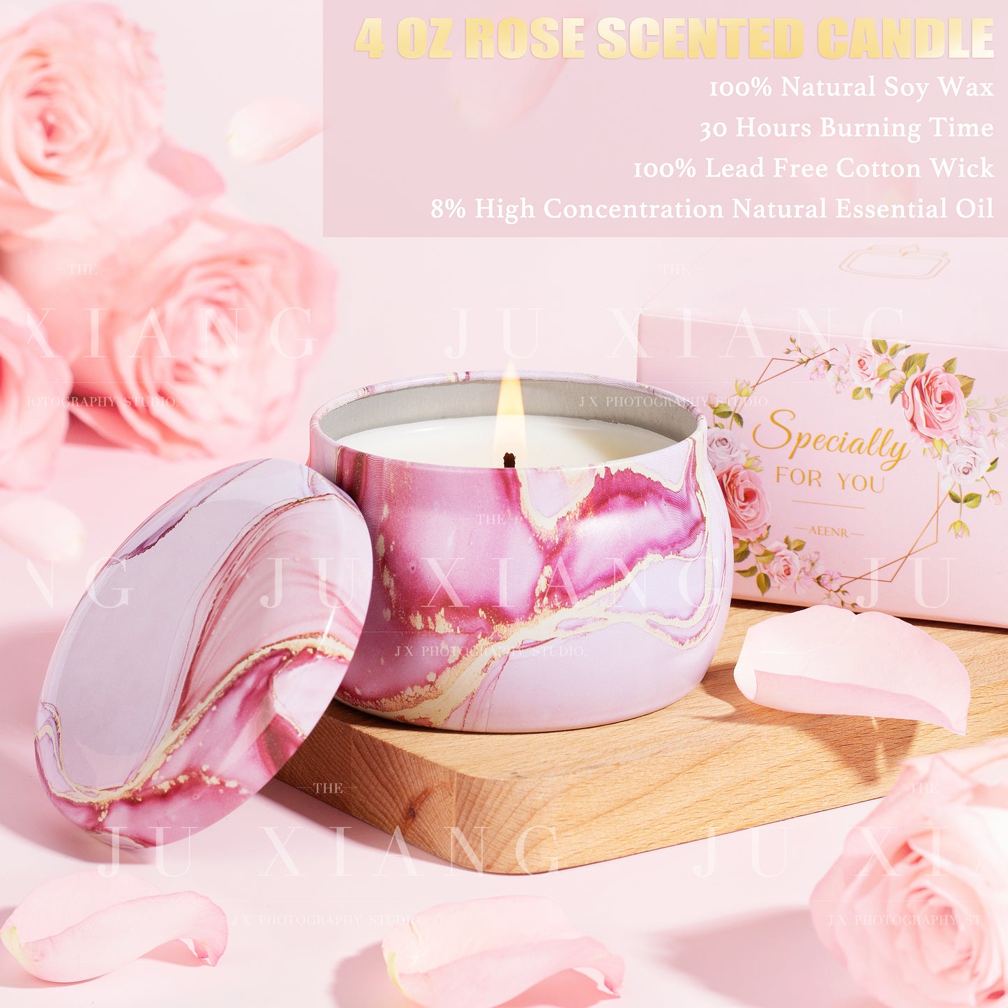 Luxury 11-Piece Rose Spa Gift Basket for Women – Perfect Mother's Day, Birthday, Christmas & Valentine's Day Present – Pink Self-Care Set